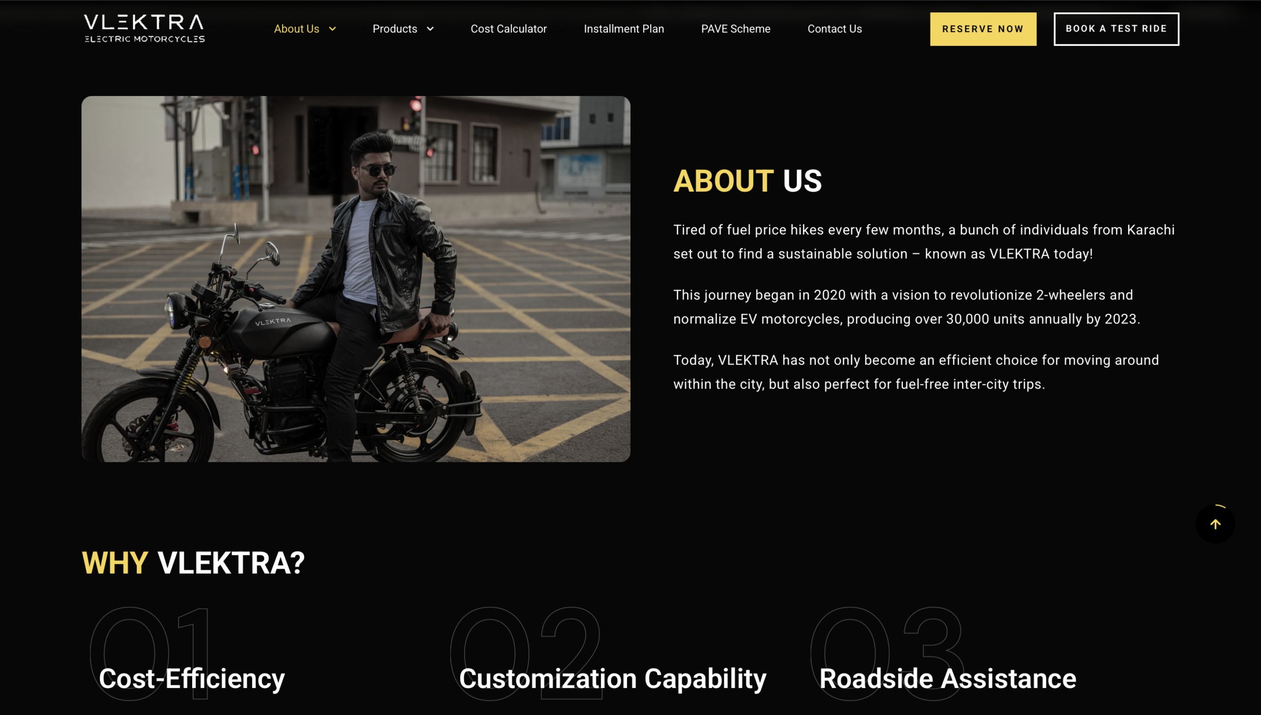 Vlektra, built by Deliverydevs